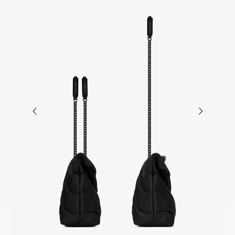 YSL PUFFER MEDIUM IN NAPPA LEATHER black - Picture 4 of 8